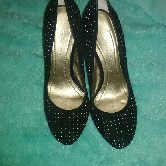 B C B Generation 5 inch Studded Velour Heels - Picture 6 of 8